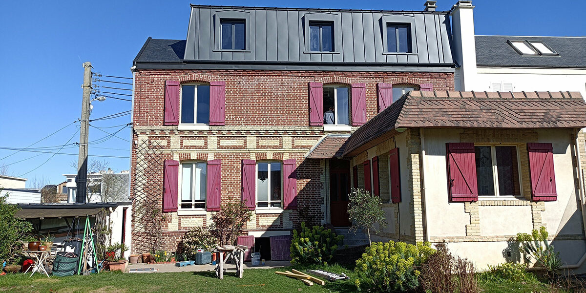 Surélévation de charpente toiture Montivilliers Le Havre Entreprise FLEURY Surélévation de charpente toiture Montivilliers Le Havre Entreprise FLEURY