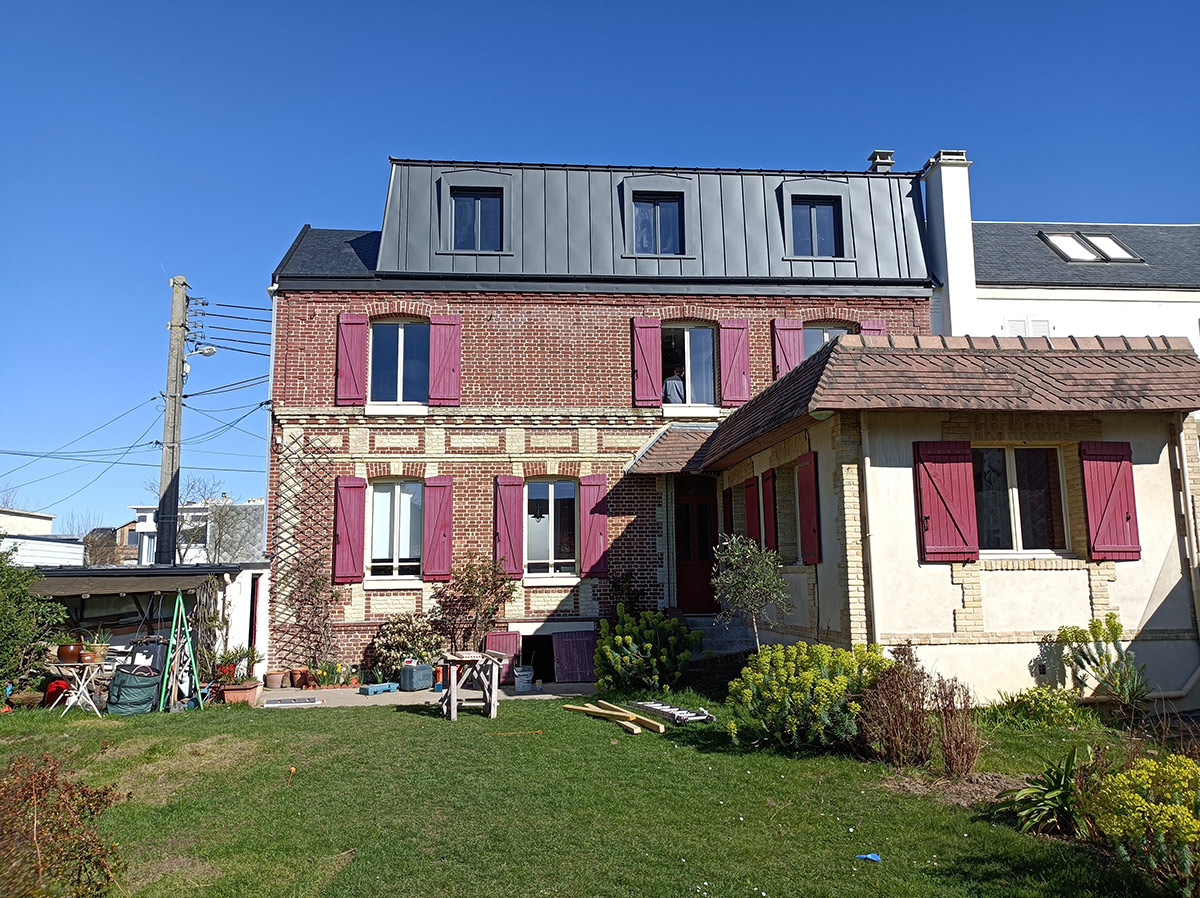 Surélévation de charpente toiture Montivilliers Le Havre Entreprise FLEURY