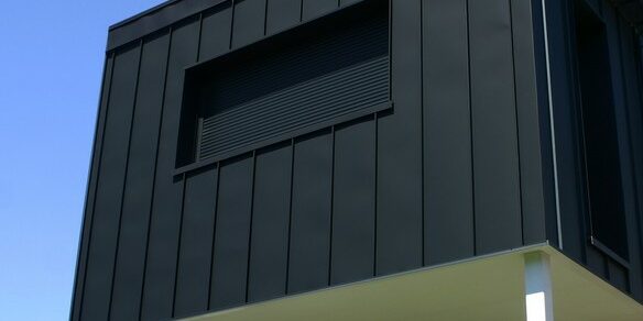 Agrandissement extension ossature bois bardage joint debout Montivilliers Le Havre entreprise Fleury Agrandissement extension ossature bois bardage joint debout Montivilliers Le Havre entreprise Fleury