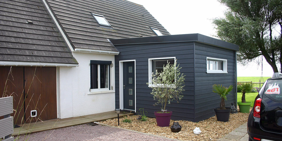 Agrandissement extension ossature bois bardage Montivilliers Le Havre entreprise Fleury Agrandissement extension ossature bois bardage Montivilliers Le Havre entreprise Fleury