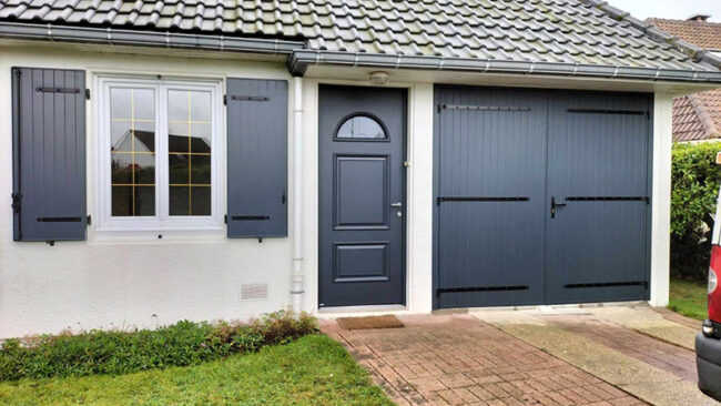 Pose de menuiserie en aluminium porte garage porte entrée le havre