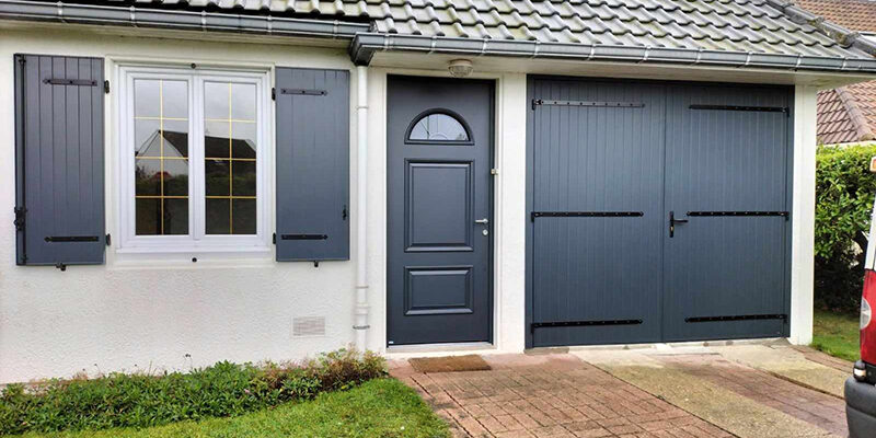 Pose de menuiserie en aluminium porte garage porte entrée le havre