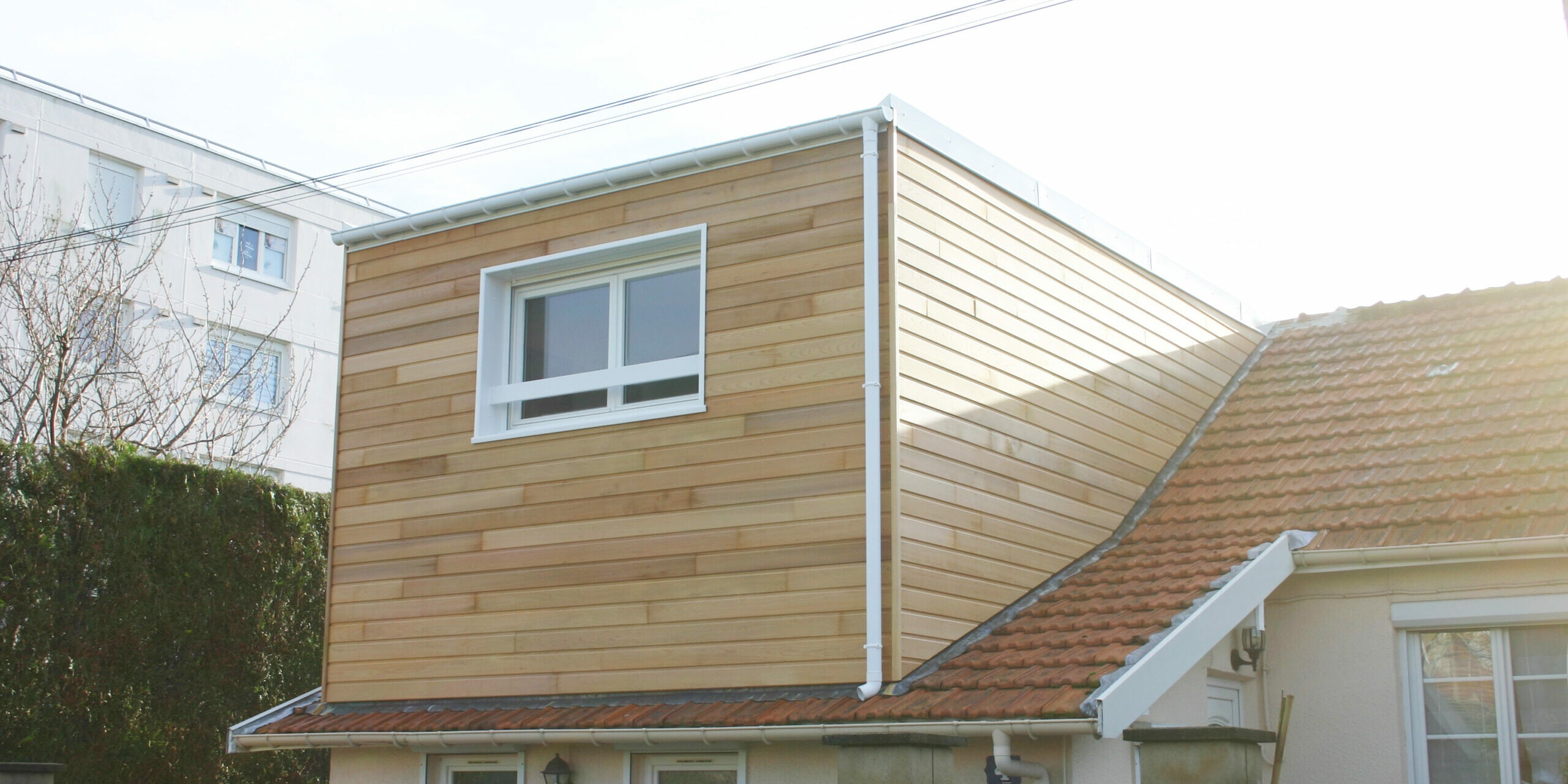 bardage-entreprise-fleury-Le havre-bois surélévation en ossature bois le havre entreprise fleury