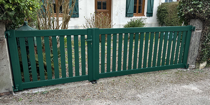 Pose d'un portail sur Le Havre entreprise fleury