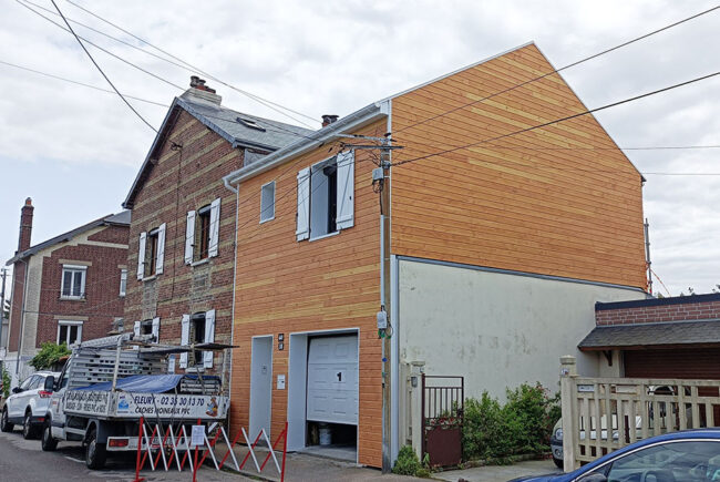 bardage avec isolation entreprise fleury le havre