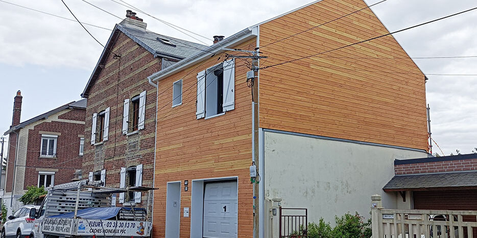 bardage avec isolation entreprise fleury le havre